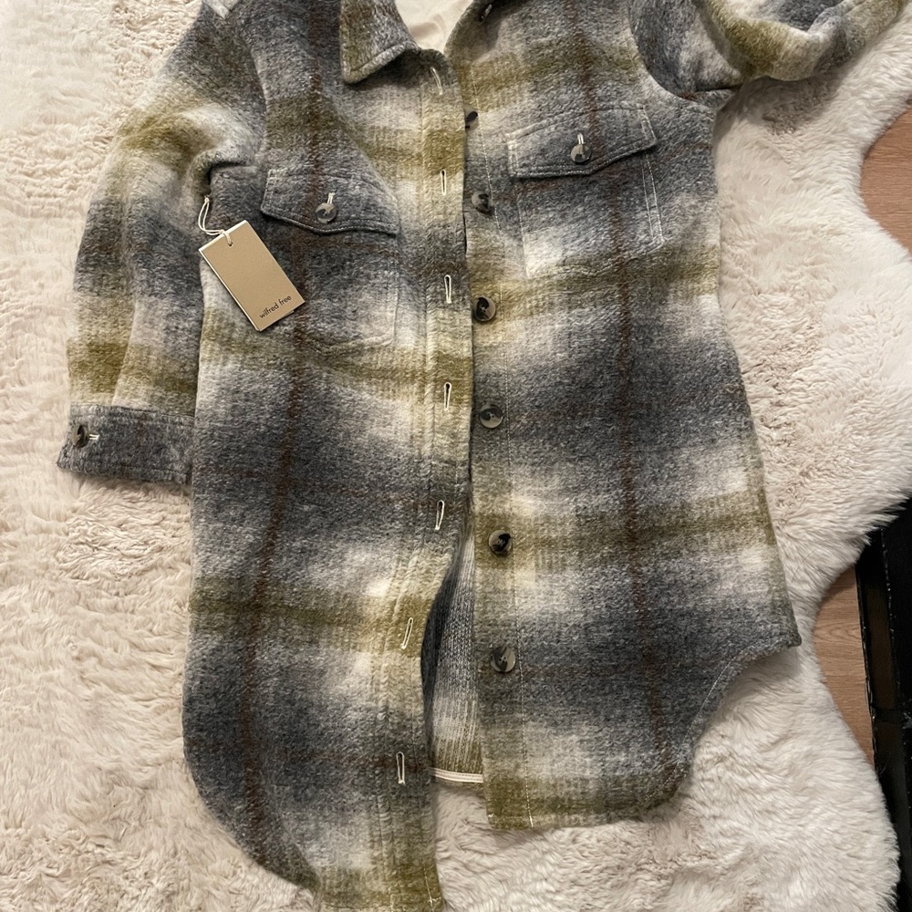 Aritzia Wilfred free The Ganna Jacket long